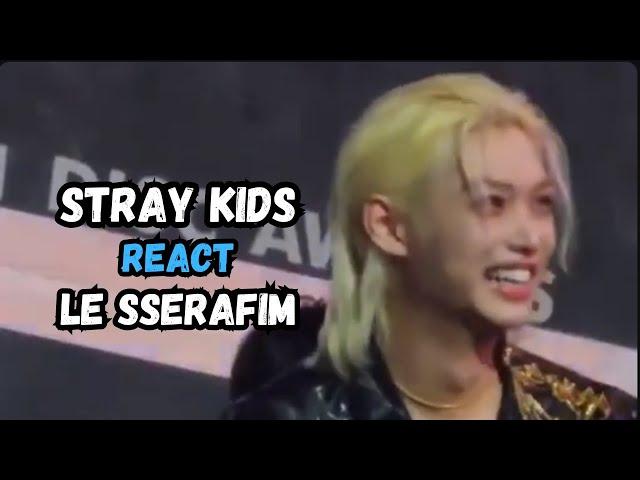 STRAY KIDS reaction LE SSERAFIM 'UNFORGIVEN' JAKARTA (GDA)