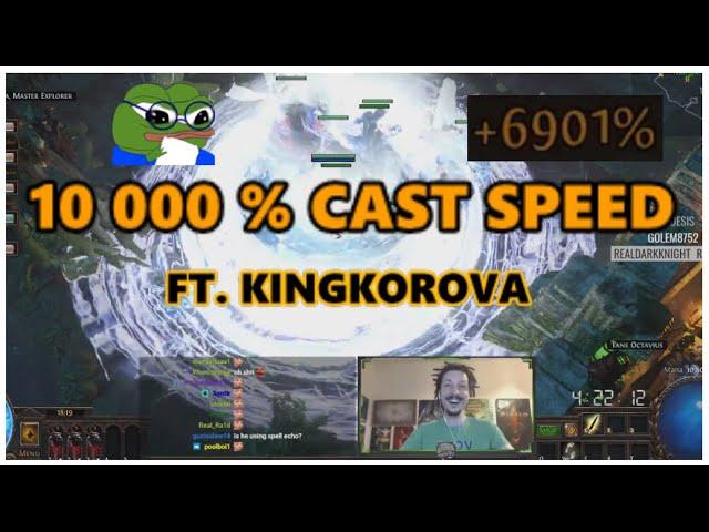 [PoE] Stream Highlights #478 - 10 000%+ cast speed ft. KingKorova