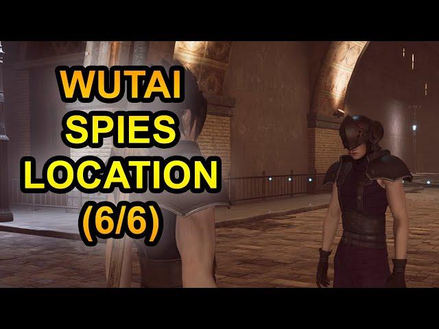 ALL 6 Wutai Spies Location - Crisis Core Final Fantasy 7 Reunion