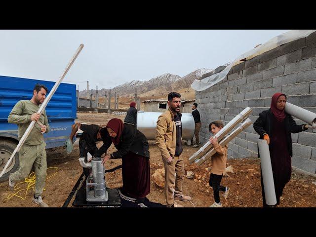 Ali's nomadic family's efforts in winter: buying a tanker and a heater