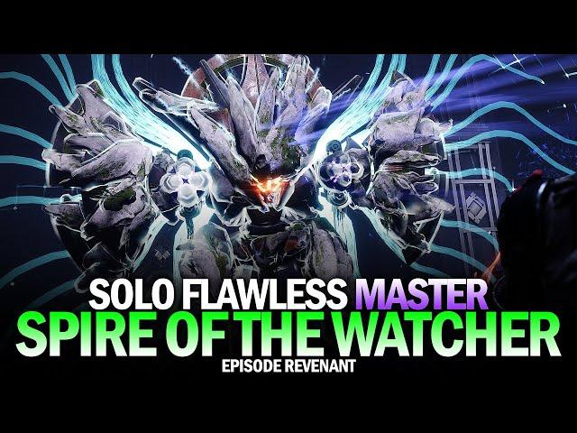 Solo Flawless Master Spire of the Watcher Dungeon [Destiny 2]