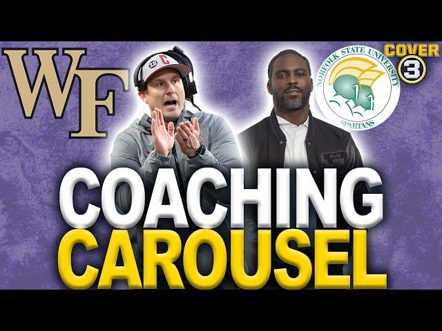 -Coaching Carousel: Jake Dickert to Wake Forest, Michael Vick to Norfolk State | Cover 3 Podcast