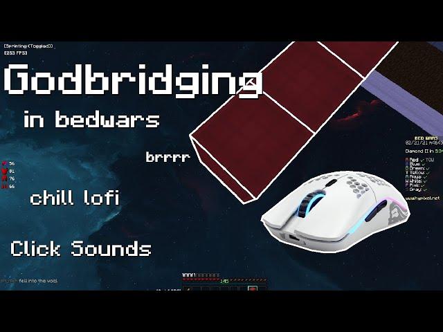 Godbridging Keyboard and Mouse Sounds - Model O Wireless Drag Click (cps counter)