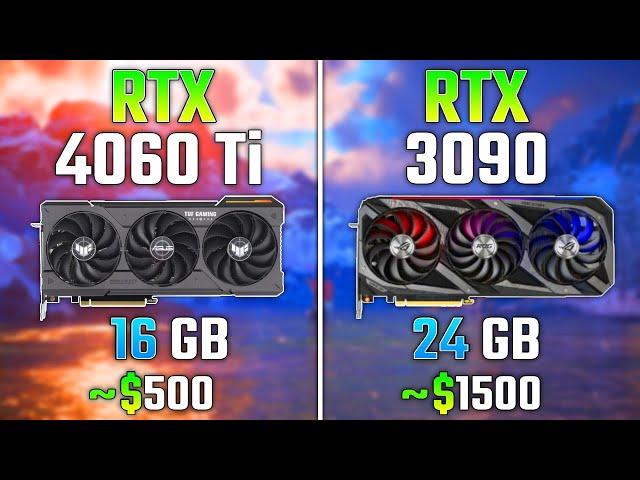 RTX 4060 Ti vs RTX 3090 | Test in 7 Games