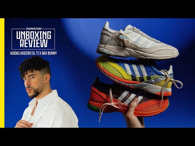 BAD BUNNY CREATES NEW HYBRID WITH ADIDAS | UNBOXING+REVIEW adidas Adizero SL 72 x Bad Bunny