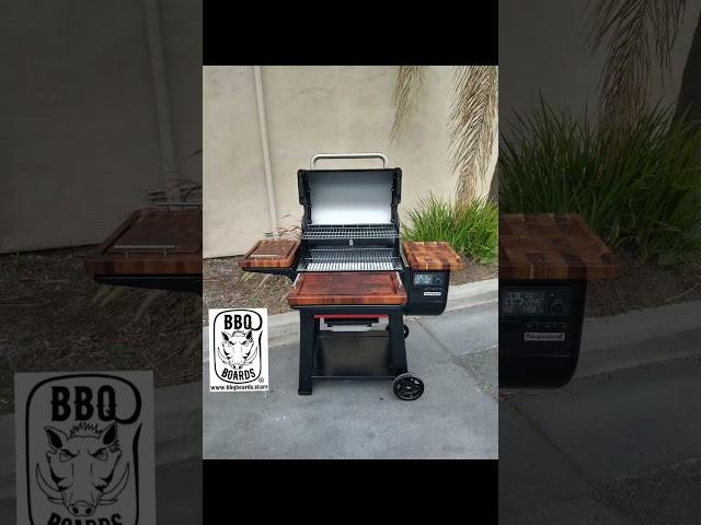Deluxe Weber Searwood 600! #weber #bbq