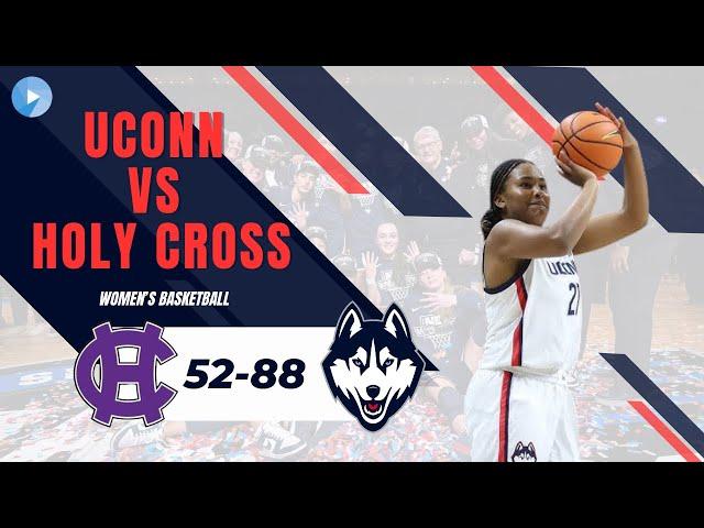 No. 2 UConn Women's Basketball Trounces Holy Cross