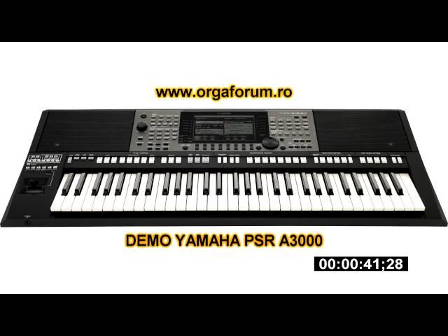 Yamaha Psr a3000 oriental demo - unofficial