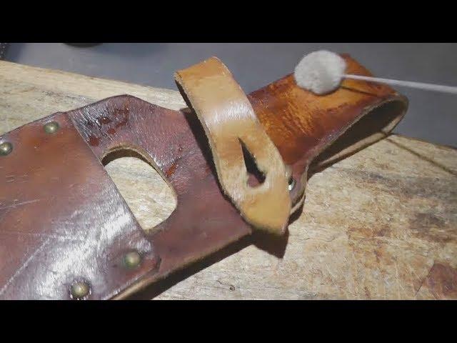 Пропитка кожаных ножен маслом, жиром и воском