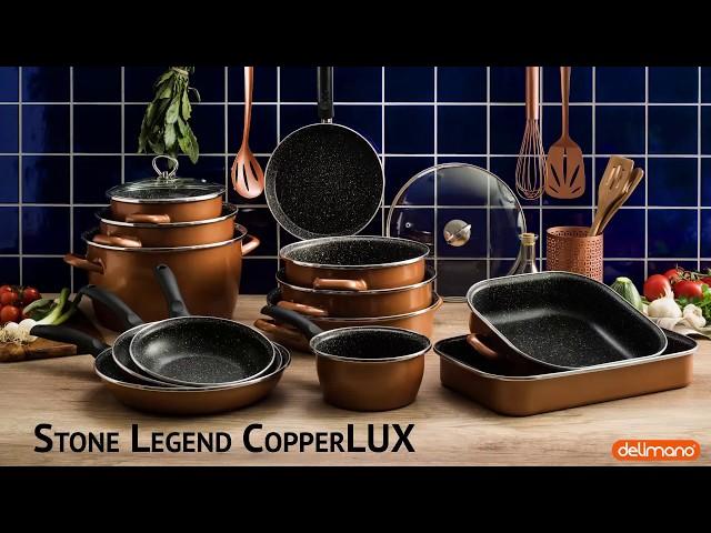 Gotuj i piecz na prawdziwym kamieniu z dodatkiem miedzi - Stone Legend CopperLUX