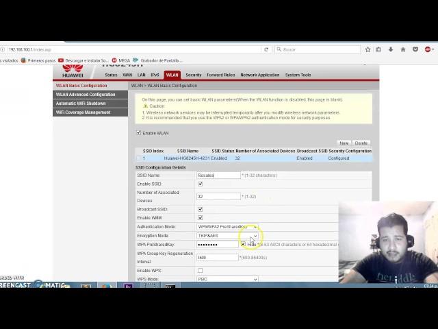 Configuracion router huawei HG8245H (TOTALPLAY)