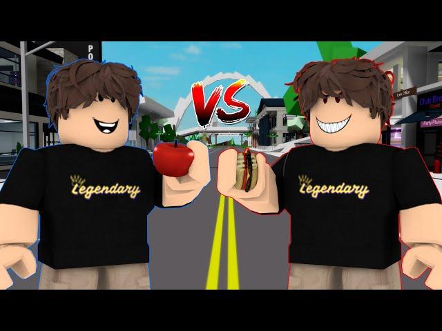 HEALTHY FOODS Vs JUNK FOODS In Brookhaven RP.. (Roblox)