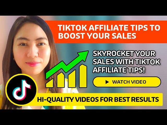 Tiktok Affiliate and Seller Tips to make MORE SALES and COMMISSION! Affiliate Tutorial Yellow Basket
