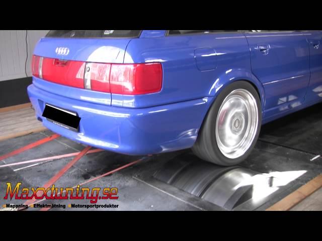 Mappning MaxxECU - 668WHP Audi RS2 - Maxxtuning AB