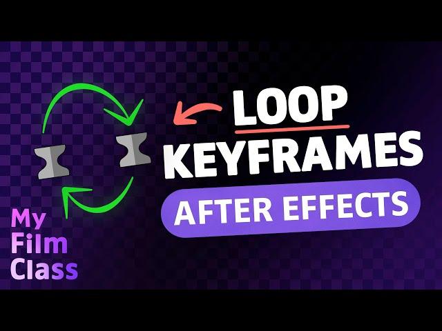 How to LOOP Keyframes in After Effects (Using Expressions!)