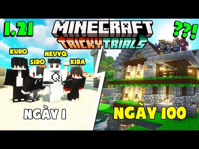 KiraMC Tóm Tắt 100 Ngày Minecraft 1.21 Sinh Tồn Cùng Bạn Thân Và Youtuber Siêu Báo !!