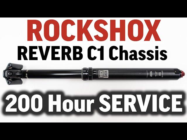 Rockshox Reverb C1 200 hour Service guide for beginners. Quick, cheap & easy for maximum results