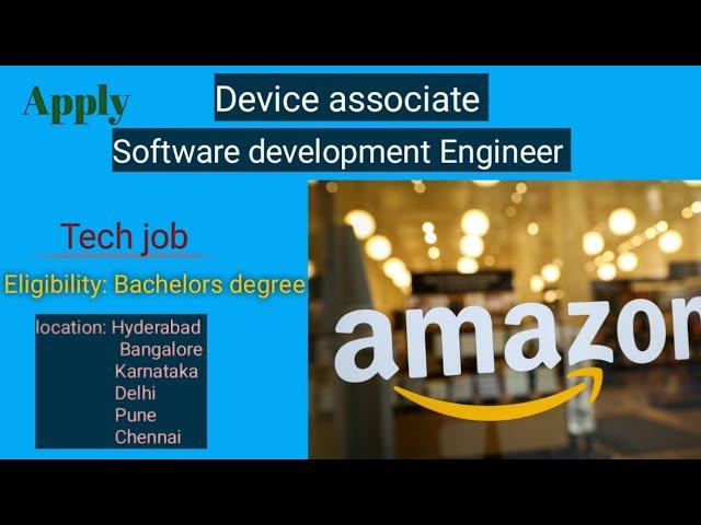 Device Tech Support and Software development Engineer | Amazon | 2024 |