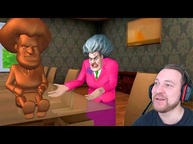 ШОКОЛАДНАЯ МИСС ТИ Прохождение игры Scary Teacher 3D шоколад