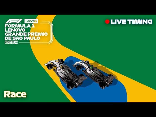 F1 Sao Paulo Grand Prix 2024 - RACE - Live Timing & Commentary