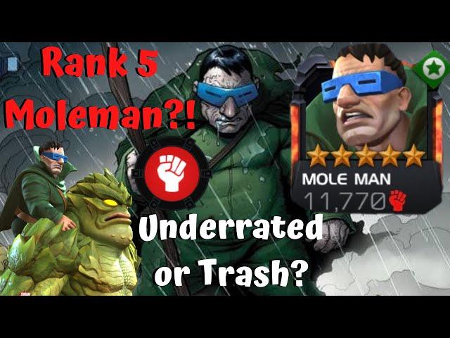 New Rank 5 Moleman?! Underrated or Trash? Gameplay! - Marvel Contest of Champions