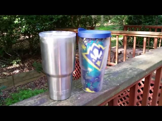 Yeti Rambler vs Tervis Tumbler (Daily use and coldness)