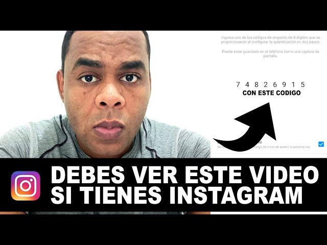 COMO RECUPERAR INSTAGRAM SI PIERDES EL TELEFONO PARA RECIBIR EL CODIGO