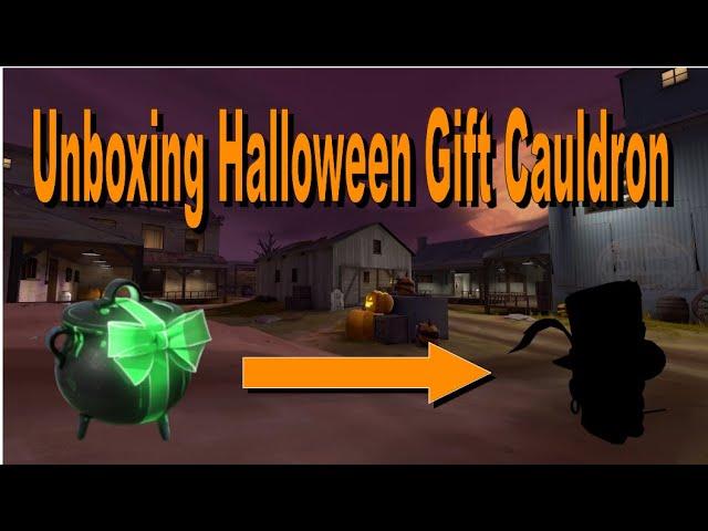 Unboxing Halloween Gift Cauldron