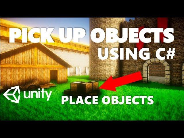 HOW TO PICK UP AND PLACE / THROW OBJECTS WITH C# - Mini Unity Tutorial - EASY & FUN