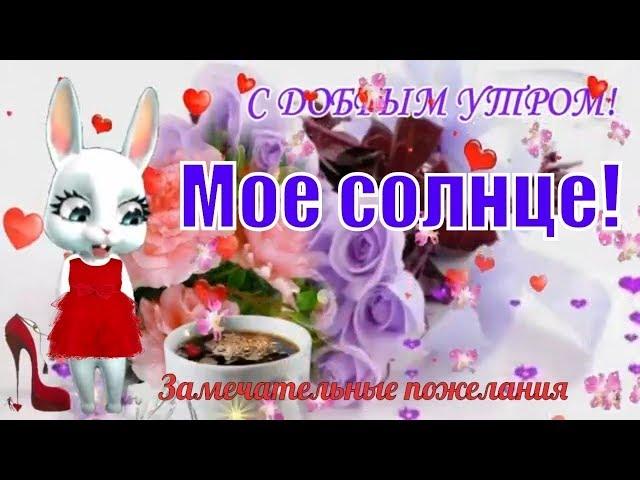 С ДОБРЫМ УТРОМ и счастливым днем️Доброе утро дорогой мой человек!