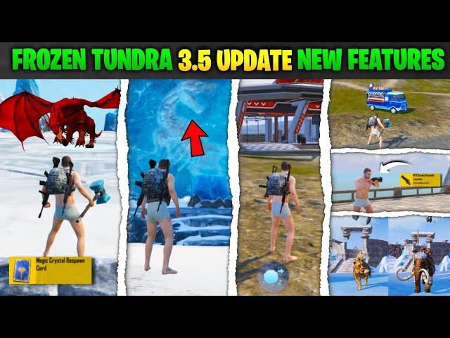 BGMI PUBG New FROZEN TUNDERA Update Here! PUBG 3.5 Dinasour All Features Explained | Tips & Tricks