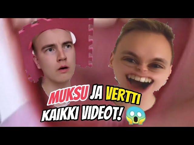 Muksu ja Vertti KAIKKI VIDEOT!  ‎Pojilla on ollut hauskaa, vai mitä @suhamatti ?