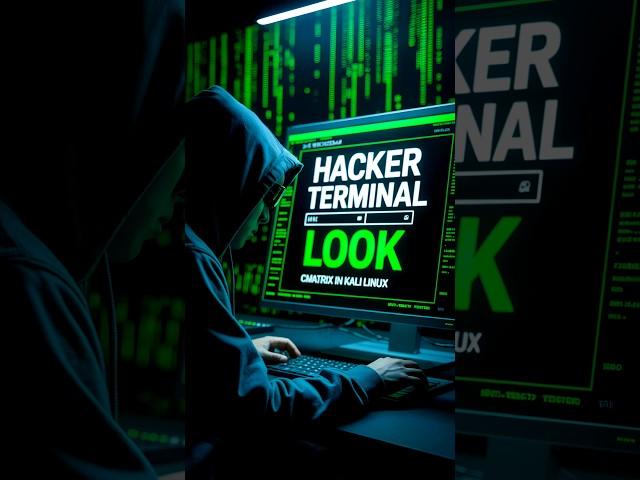 Turn Kali Linux Terminal into Hacker Mode using CMatrix #kalilinux