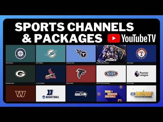 YouTube TV Sports Channels | What Sports Channels & Sports Packages Does YouTube TV Have?