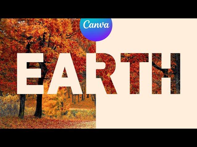 How to Create Text Mask Effect in Canva