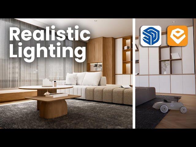 Realistic Interior Lighting with Enscape for Sketchup