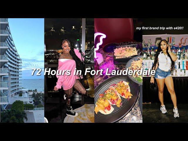 72 Hours in Fort Lauderdale vlog *my first brand trip ever*