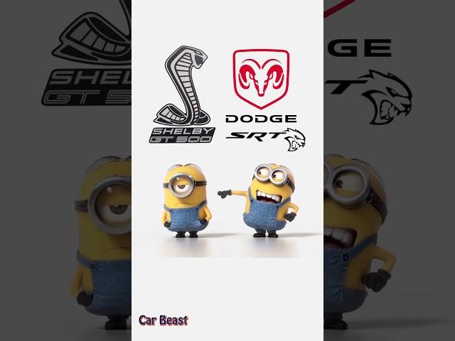 Shelby Mustang Gt500 VS Dodge hellcat SRT minion styl#foryou #funny #status #trending #asmr #tiktok