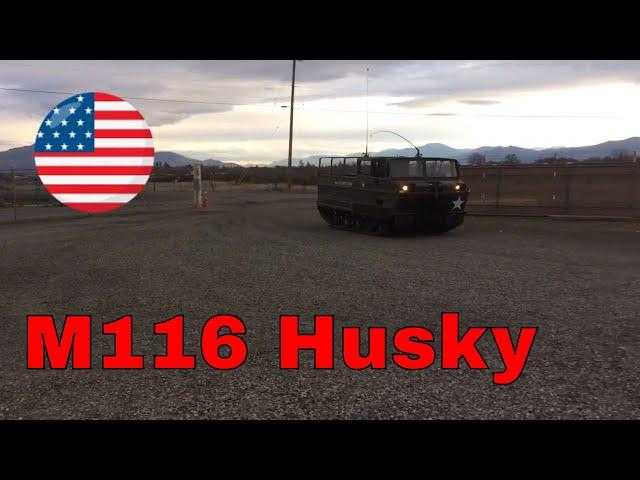 M116 Husky Amphibious Troop Transport Military M548 M113 M114 APC