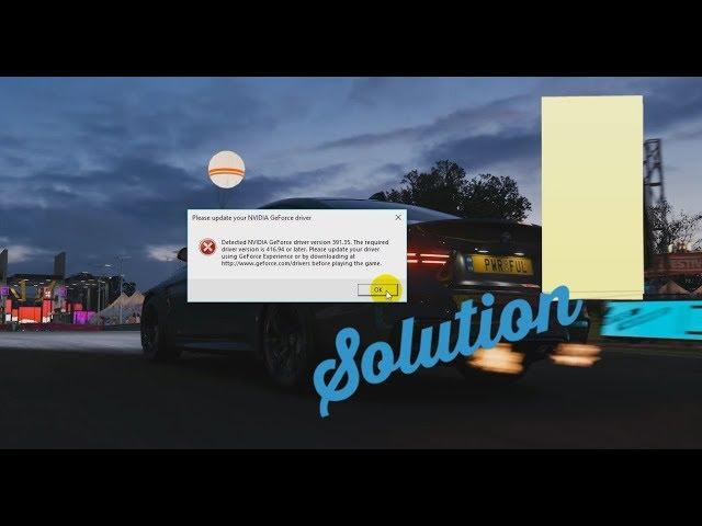 Please Update Your Nvidia GeForce Driver Fix 2024