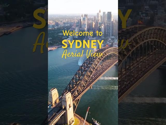 Aerial Tour of Sydney City  | Australia’s Iconic Skyline