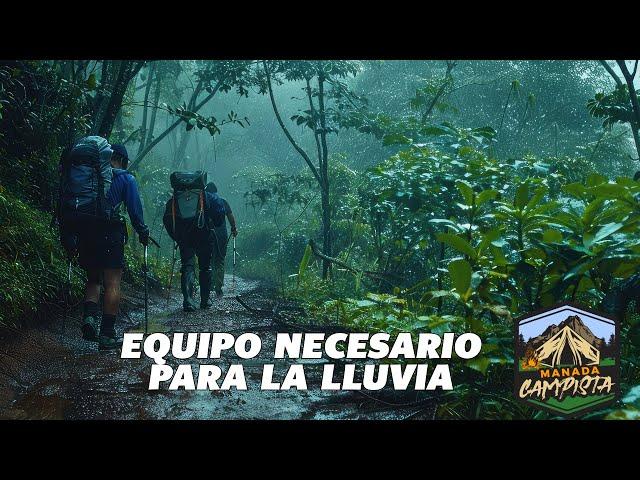 5 ARTICULOS NECESARIOS para la LLUVIA en un CAMPAMENTO