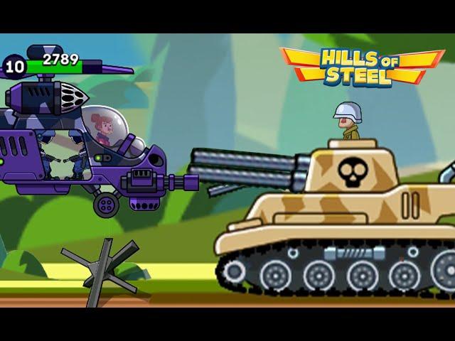 Hills of Steel : Tank Stalker vs New Powerful Boss  #hillsofsteel
