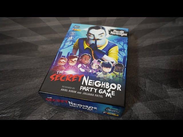 UNBOXING HELLO NEIGHBOR MULTIPLAYER BOARD GAME TOY ASMR