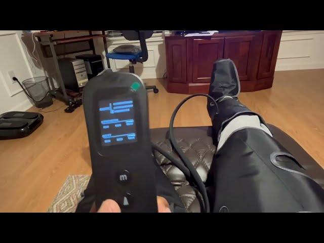 SHINE WELL Leg Compression Massager for Circulation Review, Easy to operate compression leg massager