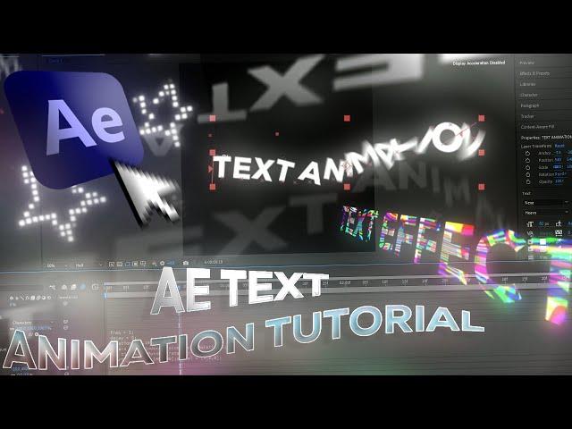 Text Animations & Effects Tutorial | After Effects