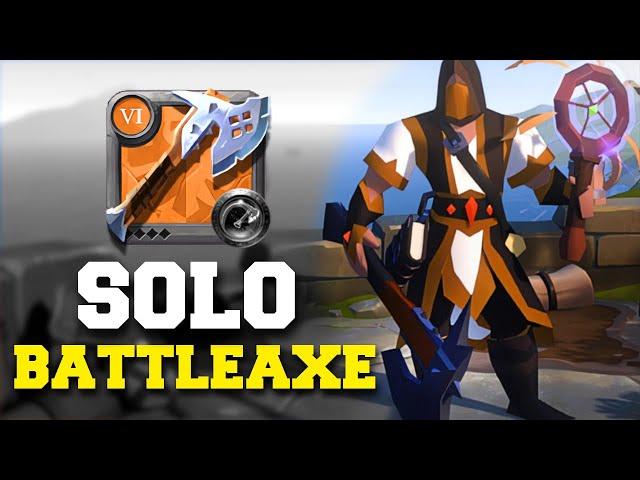 SOLO Battleaxe | 191K Build Making Millions | Albion Online