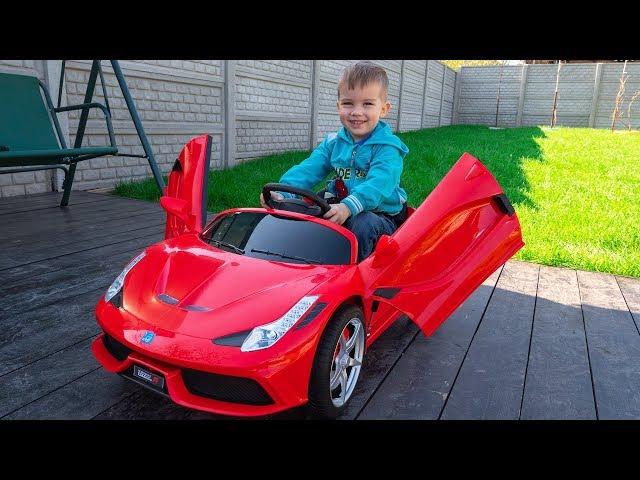 Arthur Ride on Red Car Toy for Kids