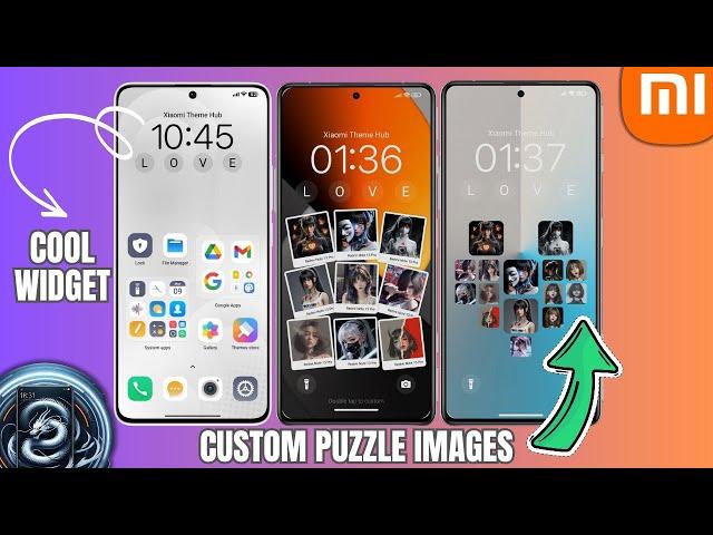 Interesting Theme Can Custom Puzzle Images On Lock Screen For Xiaomi Devices | Xiaomi Theme Hub