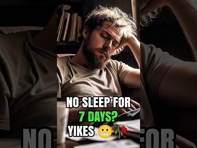 No Sleep For 7 Days? That's Dangerous  #education #didyouknow #facts #wiznugget